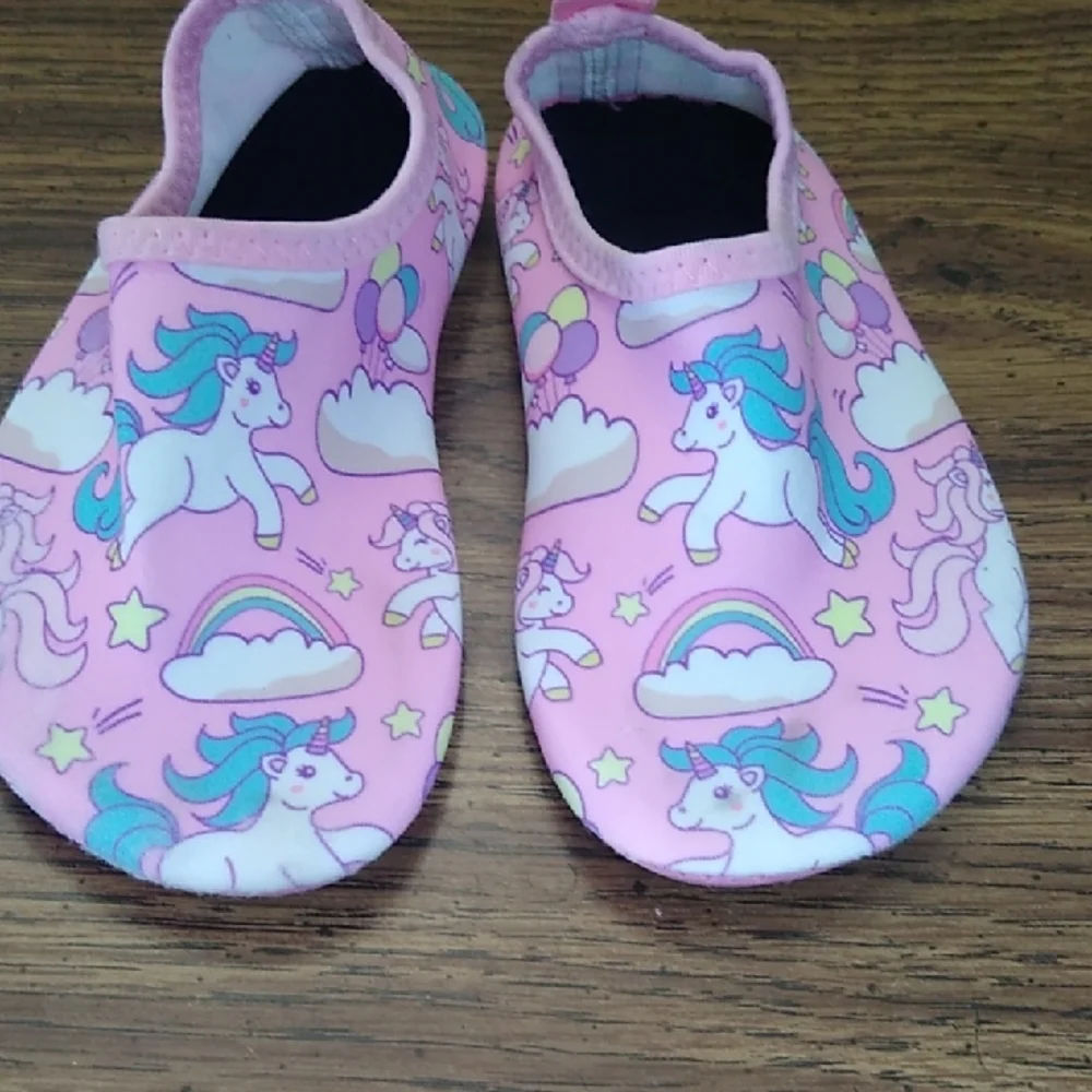Pink Unicorn Slip-On Shoes